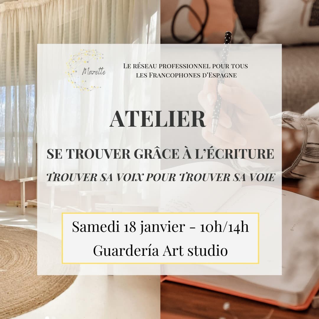 Atelier : Se trouver grâce à l'écriture