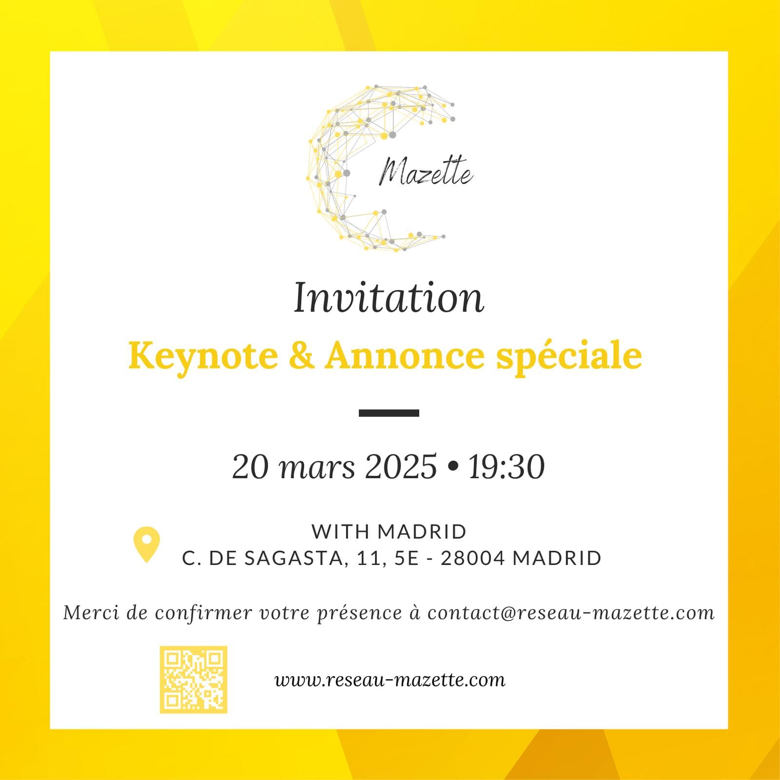 Keynote & Annonce spéciale