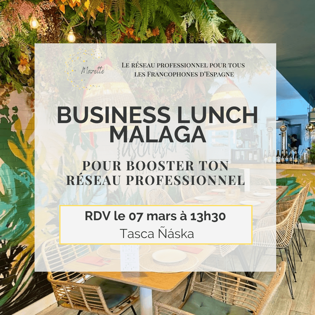🍽️BizLunch à Malaga!