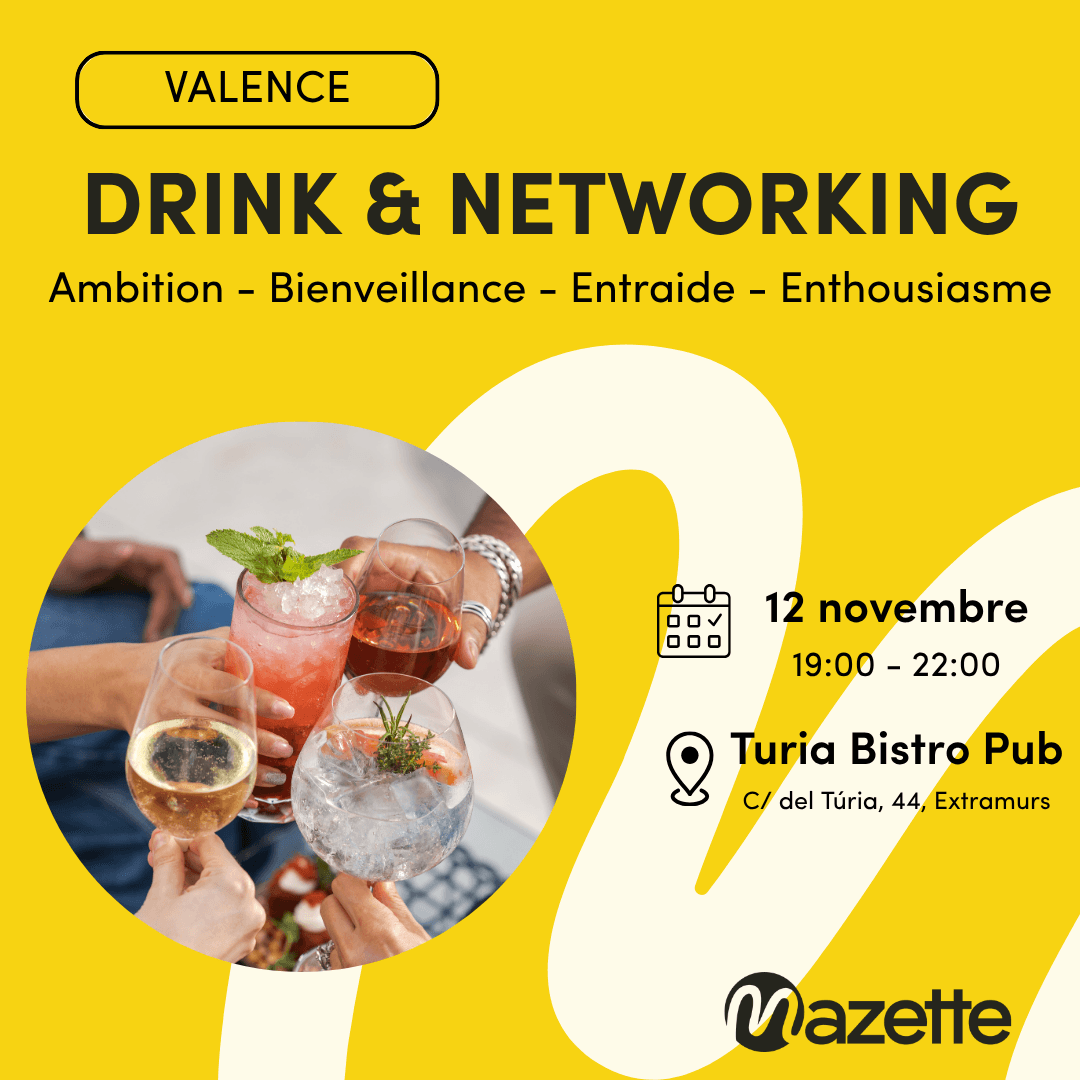 Drink & Networking Mazette – Édition de novembre à Valence