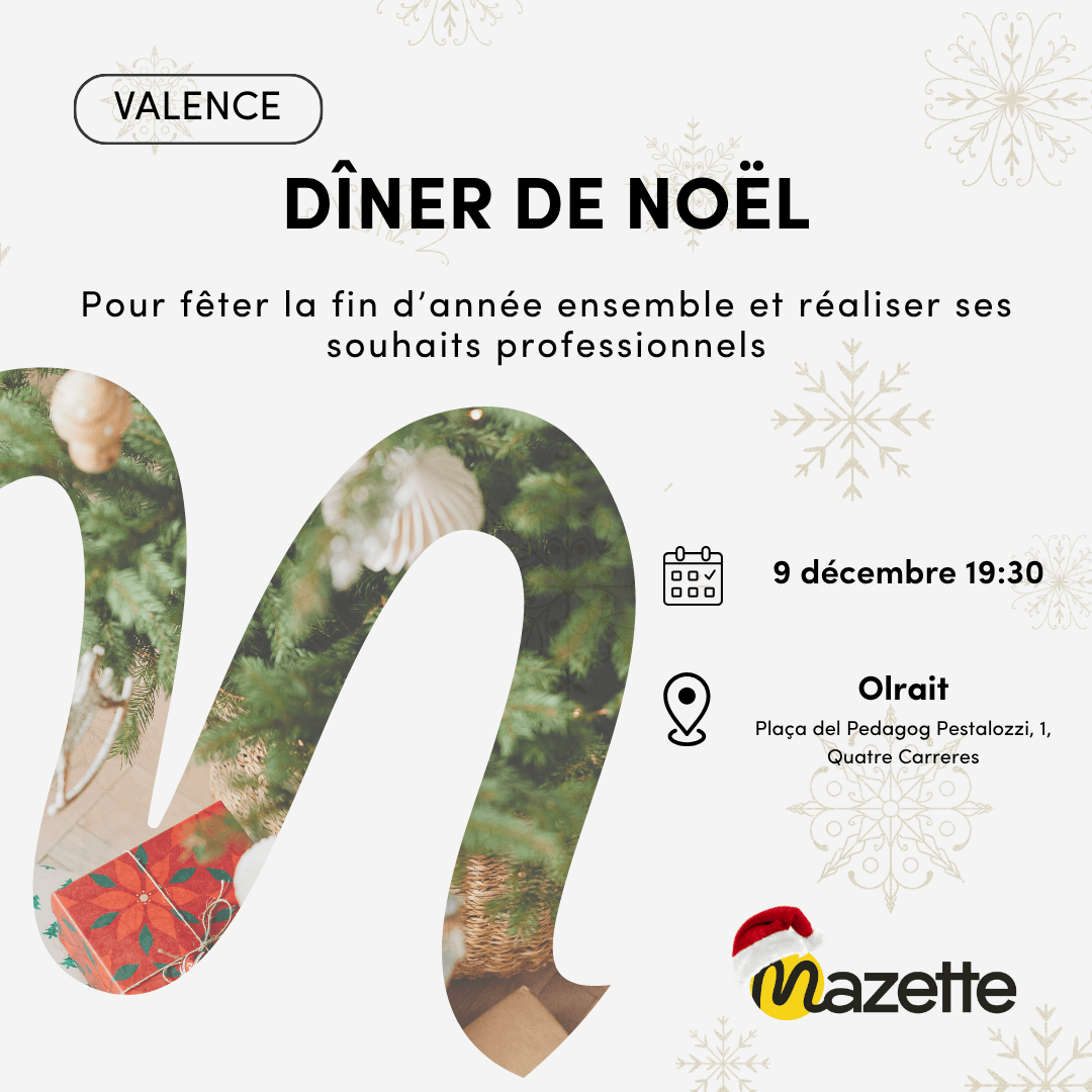 Dîner de Noël Mazette à Valence 🎄