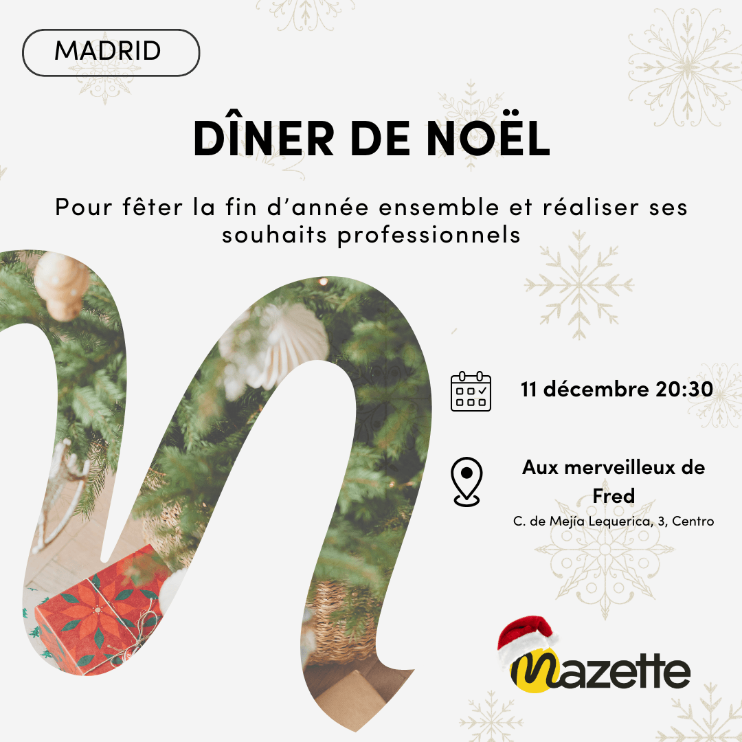 Dîner de Noël Mazette Madrid 🎄