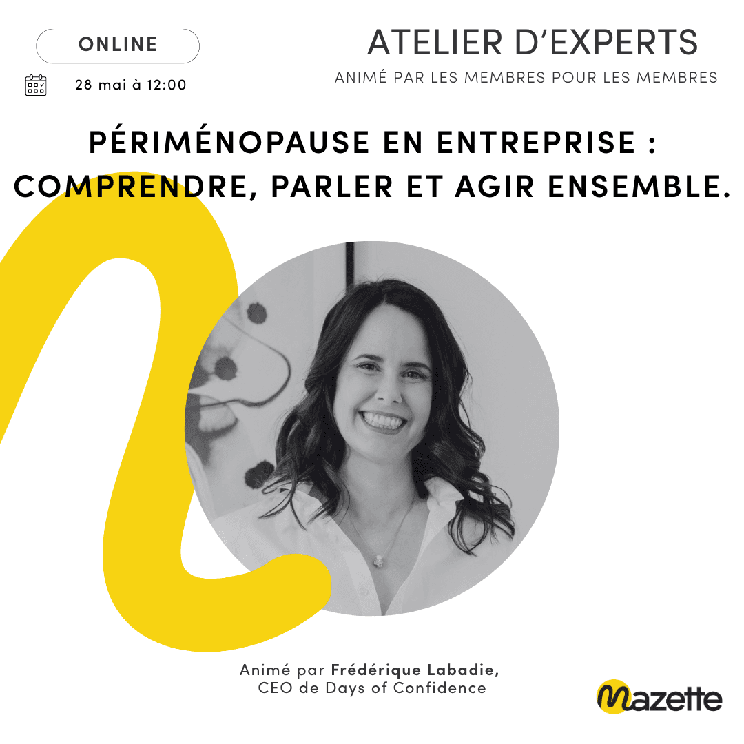 Atelier d'experts : Périménopause en Entreprise.